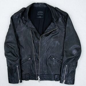 All Saints Men's Size L Leather Jacket